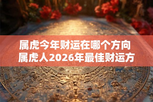 属虎今年财运在哪个方向 属虎人2026年最佳财运方位 属虎今年财运在哪个方向 属虎人2026年最佳财运方位