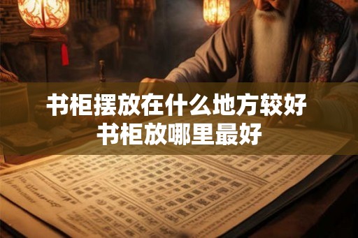 书柜摆放在什么地方较好 书柜放哪里最好