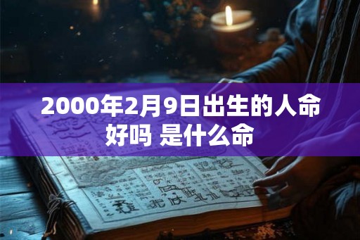 2000年2月9日出生的人命好吗 是什么命
