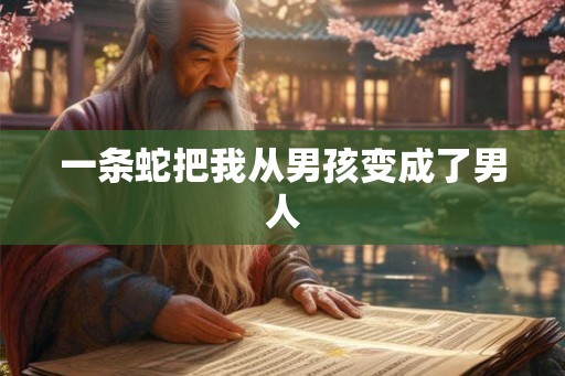 一条蛇把我从男孩变成了男人