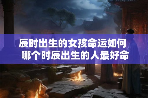 辰时出生的女孩命运如何  哪个时辰出生的人最好命