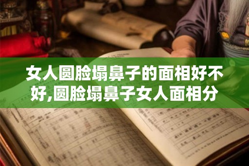 女人圆脸塌鼻子的面相好不好,圆脸塌鼻子女人面相分析