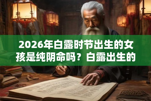 2026年白露时节出生的女孩是纯阴命吗？白露出生的女孩命好吗？