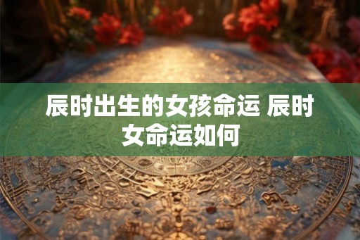 辰时出生的女孩命运 辰时女命运如何