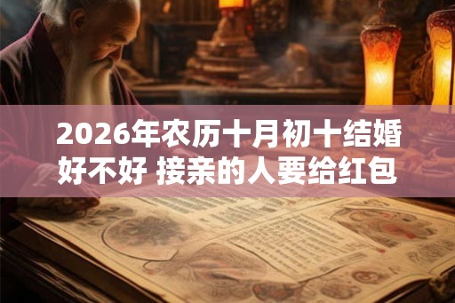 2026年农历十月初十结婚好不好 接亲的人要给红包吗