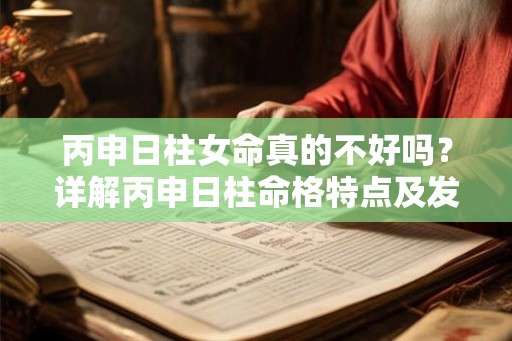 丙申日柱女命真的不好吗？详解丙申日柱命格特点及发展方向