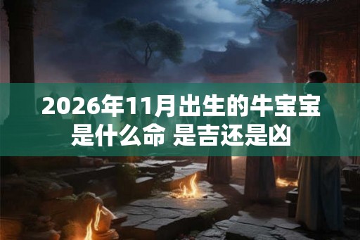 2026年11月出生的牛宝宝是什么命 是吉还是凶