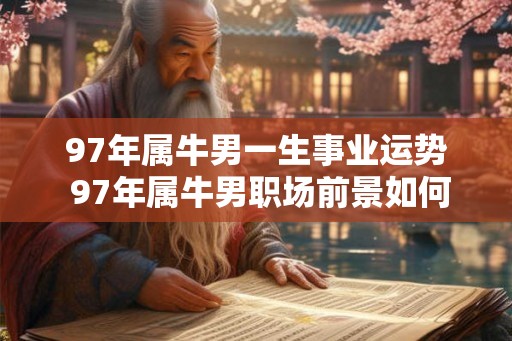 97年属牛男一生事业运势 97年属牛男职场前景如何