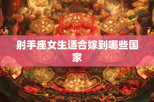 射手座女生适合嫁到哪些国家 射手座女生适合嫁到哪些国家