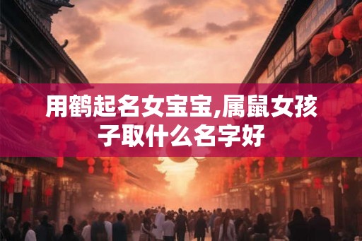 用鹤起名女宝宝,属鼠女孩子取什么名字好 用鹤起名女宝宝,属鼠女孩子取什么名字好