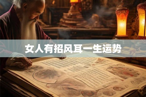 女人有招风耳一生运势