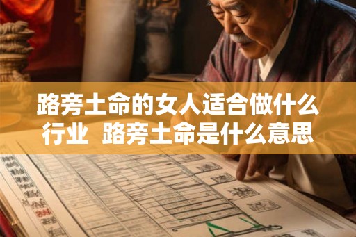 路旁土命的女人适合做什么行业  路旁土命是什么意思
