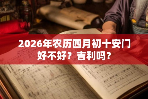 2026年农历四月初十安门好不好？吉利吗？