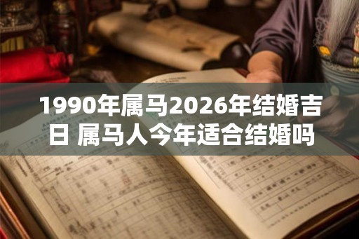 1990年属马2026年结婚吉日 属马人今年适合结婚吗