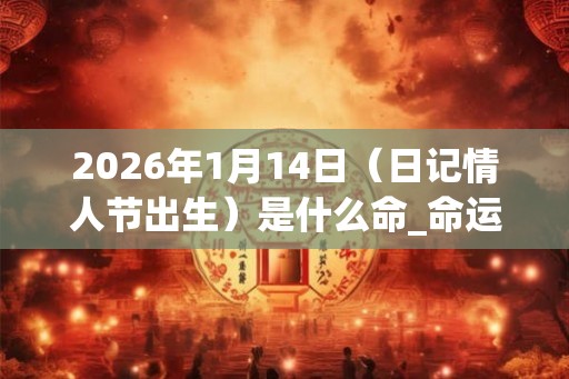 2026年1月14日（日记情人节出生）是什么命_命运如何