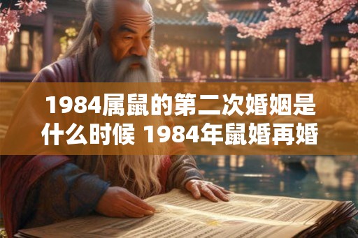 1984属鼠的第二次婚姻是什么时候 1984年鼠婚再婚时间