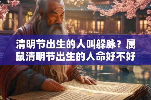 清明节出生的人叫躲脉?属鼠清明节出生的人命好不好? 清明节出生的人叫躲脉?属鼠清明节出生的人命好不好?
