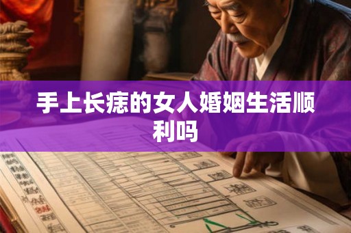 手上长痣的女人婚姻生活顺利吗