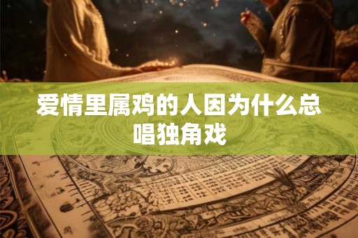 爱情里属鸡的人因为什么总唱独角戏