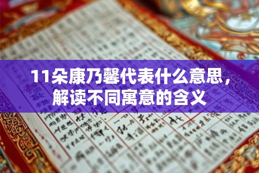 11朵康乃馨代表什么意思，解读不同寓意的含义