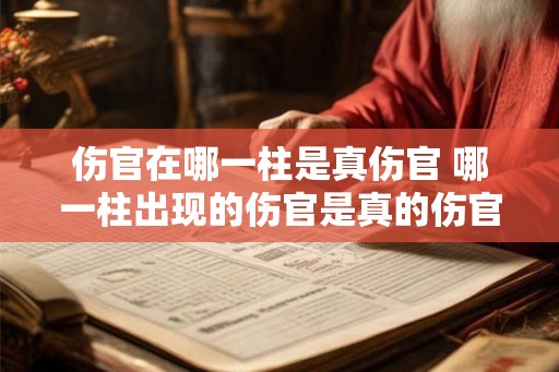 伤官在哪一柱是真伤官 哪一柱出现的伤官是真的伤官