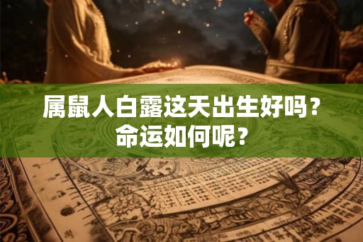 属鼠人白露这天出生好吗？命运如何呢？