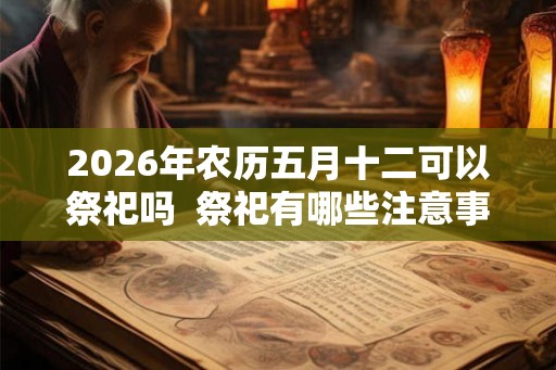 2026年农历五月十二可以祭祀吗  祭祀有哪些注意事项