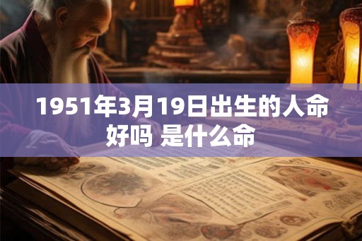 1951年3月19日出生的人命好吗 是什么命