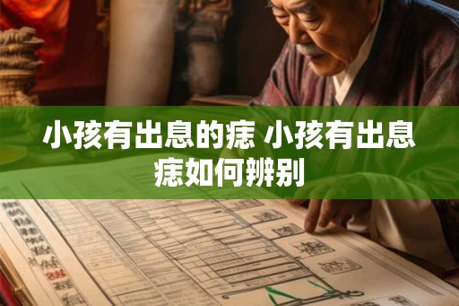 小孩有出息的痣 小孩有出息痣如何辨别