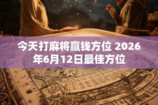 今天打麻将赢钱方位 2026年6月12日最佳方位