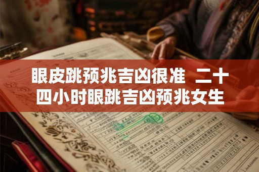 眼皮跳预兆吉凶很准 二十四小时眼跳吉凶预兆女生 眼皮跳预兆吉凶很准 二十四小时眼跳吉凶预兆女生