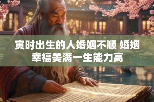 寅时出生的人婚姻不顺 婚姻幸福美满一生能力高