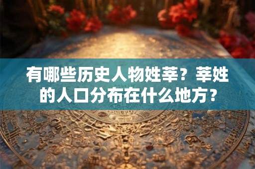 有哪些历史人物姓莘?莘姓的人口分布在什么地方? 有哪些历史人物姓莘?莘姓的人口分布在什么地方?