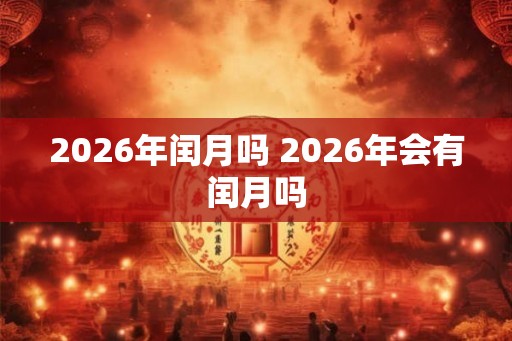 2026年闰月吗 2026年会有闰月吗