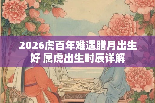 2026虎百年难遇腊月出生好 属虎出生时辰详解 2026虎百年难遇腊月出生好 属虎出生时辰详解