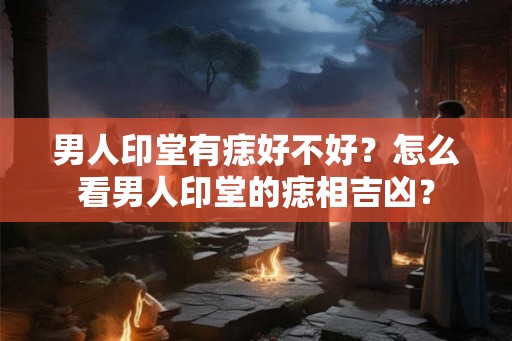 男人印堂有痣好不好？怎么看男人印堂的痣相吉凶？