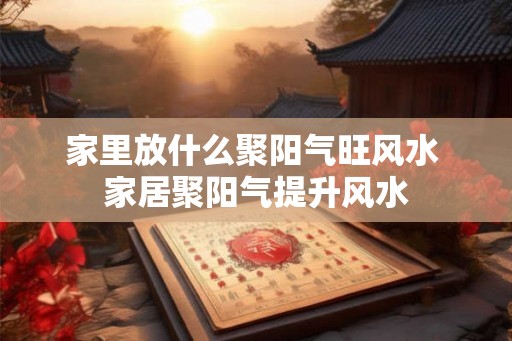 家里放什么聚阳气旺风水 家居聚阳气提升风水