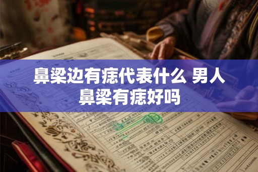 鼻梁边有痣代表什么 男人鼻梁有痣好吗 鼻梁边有痣代表什么 男人鼻梁有痣好吗