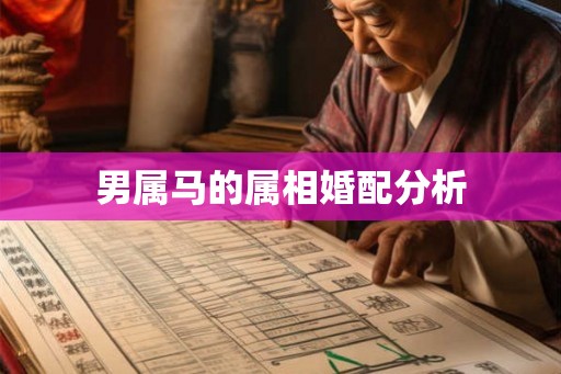 男属马的属相婚配分析