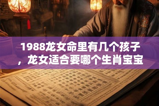 1988龙女命里有几个孩子，龙女适合要哪个生肖宝宝