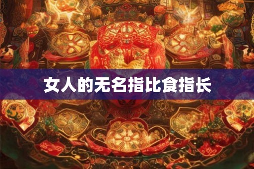 女人的无名指比食指长