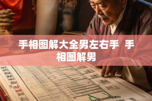 手相图解大全男左右手  手相图解男
