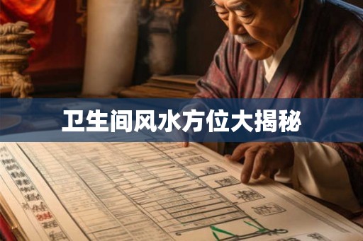 卫生间风水方位大揭秘
