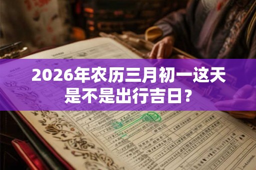 2026年农历三月初一这天是不是出行吉日？