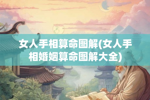 女人手相算命图解(女人手相婚姻算命图解大全)