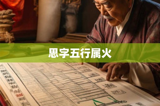 思字五行属火