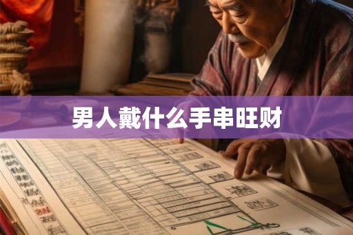 男人戴什么手串旺财