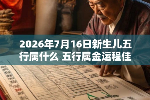 2026年7月16日新生儿五行属什么 五行属金运程佳