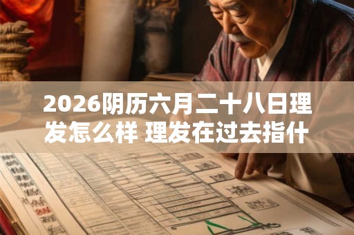 2026阴历六月二十八日理发怎么样 理发在过去指什么 2026阴历六月二十八日理发怎么样 理发在过去指什么