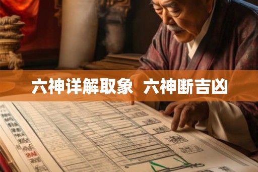六神详解取象  六神断吉凶